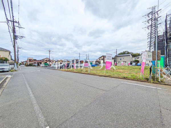 接道状況および現場風景　【日野市旭が丘２丁目】