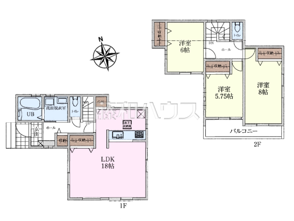 間取図　【国分寺市北町４丁目】