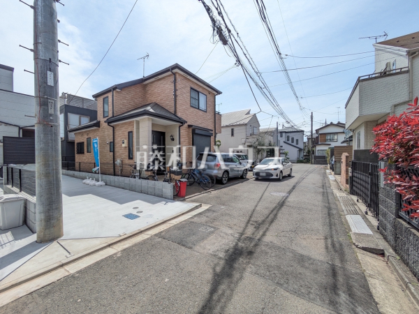 接道状況および現場風景　【小金井市前原町３丁目】