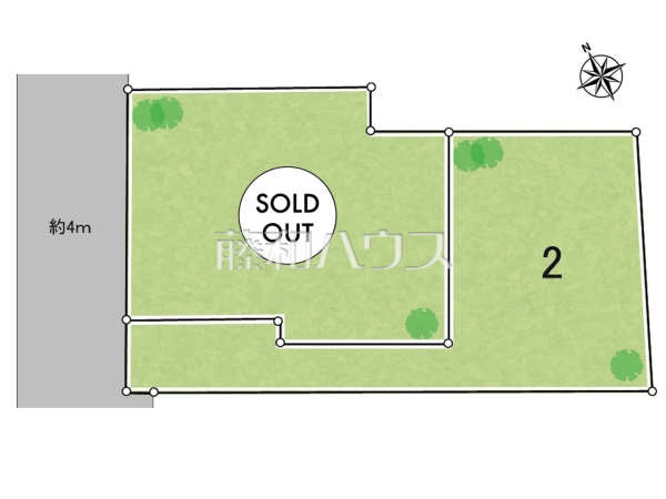 全体区画図　【小金井市前原町３丁目】