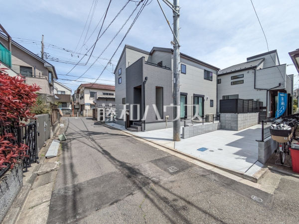 接道状況および現場風景　【小金井市前原町３丁目】
