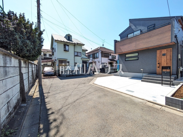 接道状況および現場風景　【小平市学園西町３丁目】