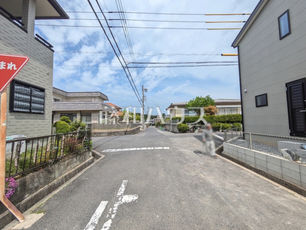 接道状況および現場風景　【春日井市高森台６丁目】