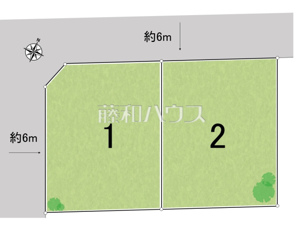 全体区画図　【春日井市高森台６丁目】