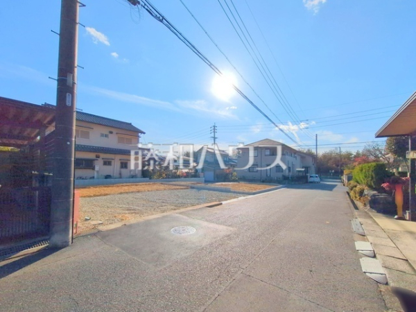 接道状況および現場風景　【春日井市高森台６丁目】
