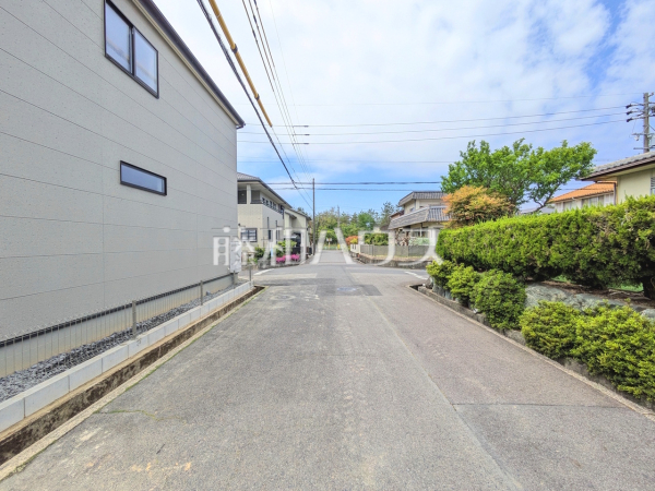 接道状況および現場風景　【春日井市高森台６丁目】