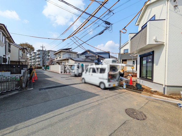 接道状況および現場風景　【国立市富士見台１丁目】