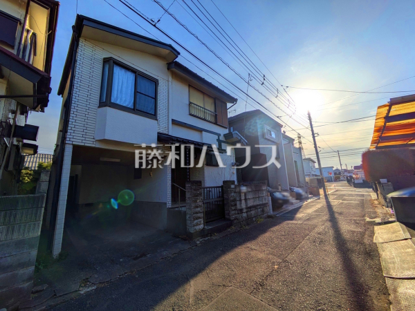 接道状況および現場風景(現況：古屋有)　【東村山市青葉町２丁目】