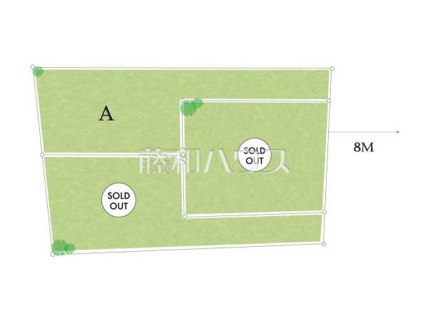≪全体区画図≫物件の事、諸費用の事など、小さな疑問もお気軽にご連絡・ご相談下さい。 　【府中市四谷３丁目】