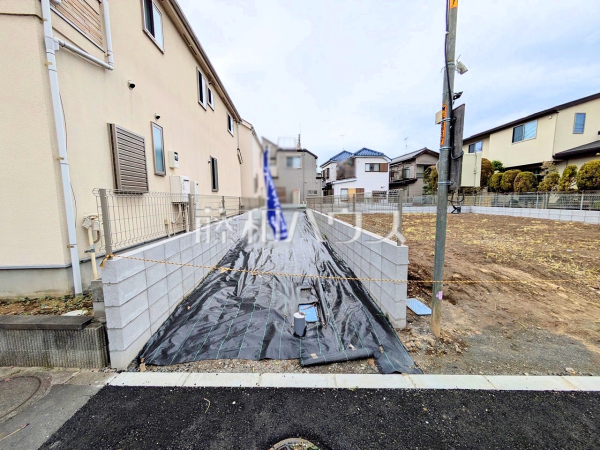 ≪現地外観≫当社オリジナルの注文建築システム「ハウス会」では、お客様のご要望に合わせて建築会社をご紹介いたします。【府中市四谷３丁目】