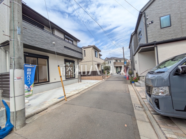 接道状況および現場風景　【練馬区南大泉３丁目】