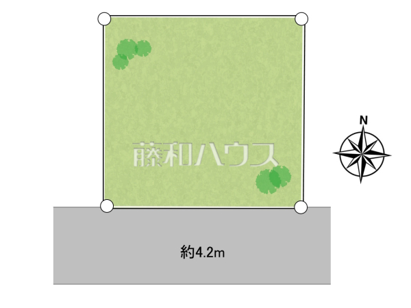 全体区画図　【練馬区南大泉３丁目】