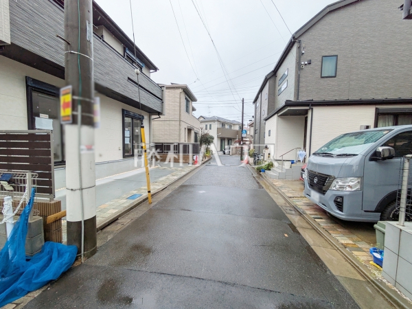 接道状況および現場風景　【練馬区南大泉３丁目】