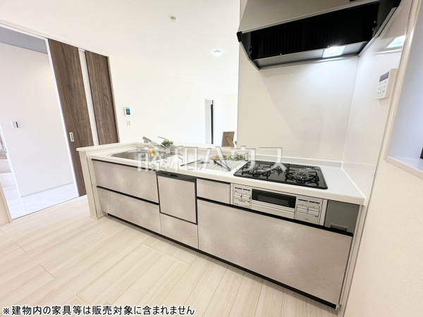 2号棟　キッチン　【所沢市大字下安松】ご家族団らんの対面式キッチン　