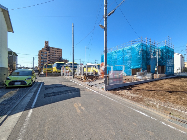 接道状況および現場風景　【昭島市福島町２丁目】