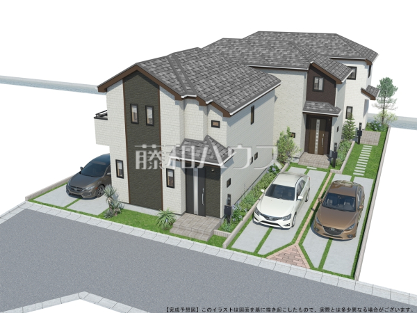 昭島市福島町2丁目　全3棟　新築分譲住宅物件画像