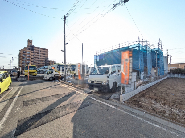 接道状況および現場風景　【昭島市福島町２丁目】
