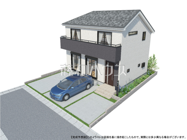 完成予想図（外観）　【武蔵村山市大南３丁目】