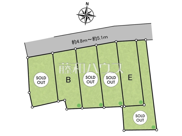 全体区画図　【調布市入間町１丁目】