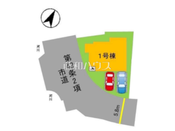全体区画図　【福岡市早良区内野２丁目】