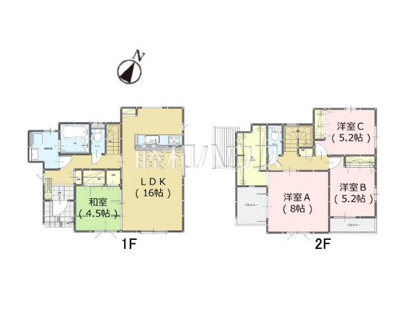間取図　【福岡市早良区内野２丁目】