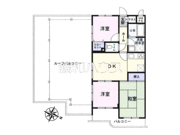 間取図　【セザール所沢航空公園】