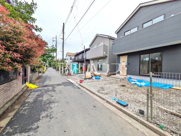 接道状況および現場風景　【立川市栄町１丁目】