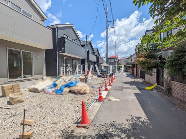 接道状況および現場風景　【立川市栄町１丁目】
