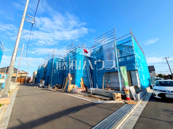 接道状況および現場風景　【稲城市押立】