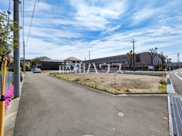 接道状況および現場風景　【日野市大坂上４丁目】