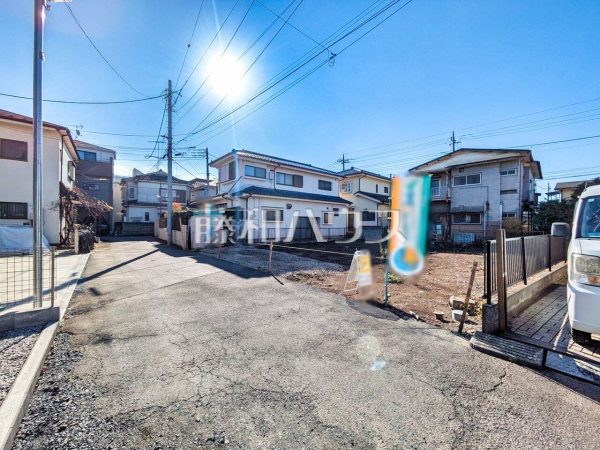 接道状況および現場風景　【所沢市金山町】