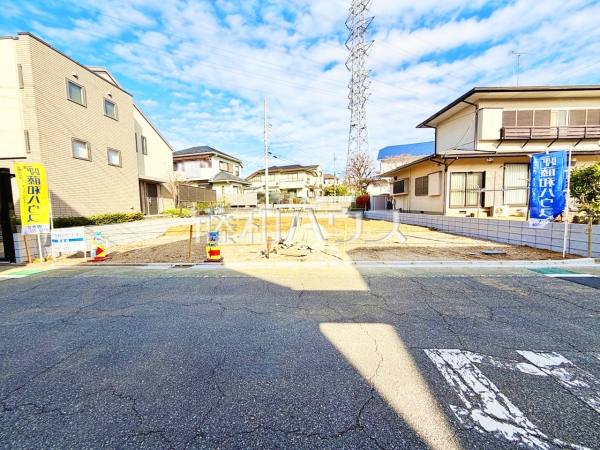 ≪現場風景≫調布市深大寺東町4丁目　全2棟　新築分譲住宅【調布市深大寺東町４丁目】