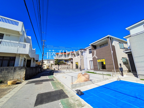 接道状況および現場風景　【沖縄市知花１丁目】