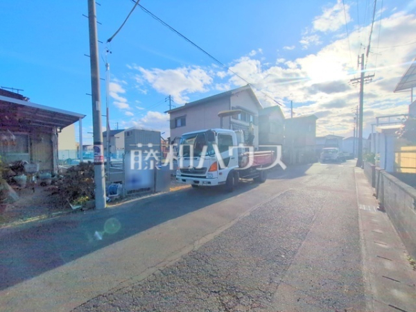 接道状況および現場風景　【岩倉市鈴井町中島】