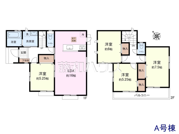 間取図　【岩倉市鈴井町中島】
