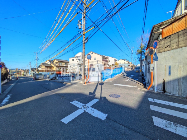 接道状況および現場風景　【名古屋市守山区大屋敷】