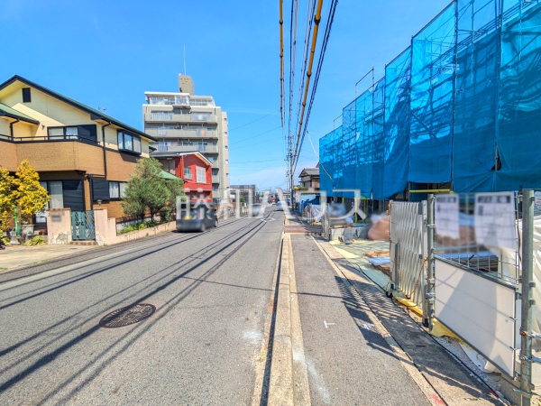 接道状況および現場風景　【名古屋市守山区大屋敷】