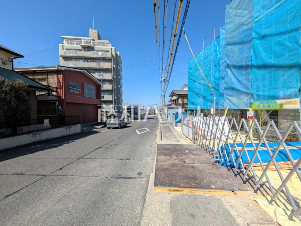 接道状況および現場風景　【名古屋市守山区大屋敷】