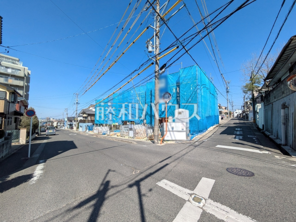 接道状況および現場風景　【名古屋市守山区大屋敷】