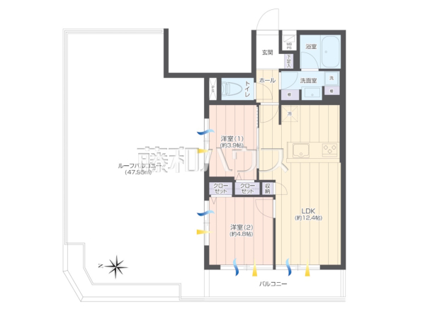 間取図　【ライオンズマンション大泉学園】