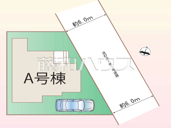 全体区画図　【小牧市久保一色南２丁目】