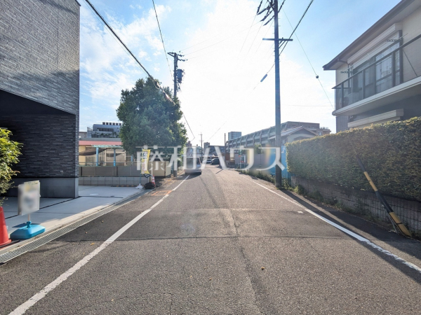 接道状況および現場風景　【春日井市貴船町】