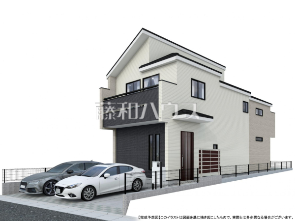完成予想図（外観）　【八王子市中野町】