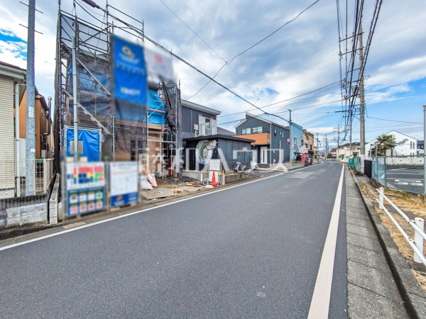 接道状況および現場風景　【八王子市中野町】