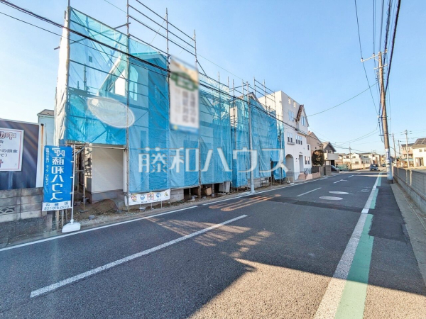 接道状況および現場風景　【西東京市西原町５丁目】 平日のご案内も可能です。まずはお気軽にお問合せ下さいませ。 