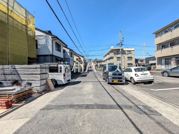接道状況および現場風景　【名古屋市守山区新守西】