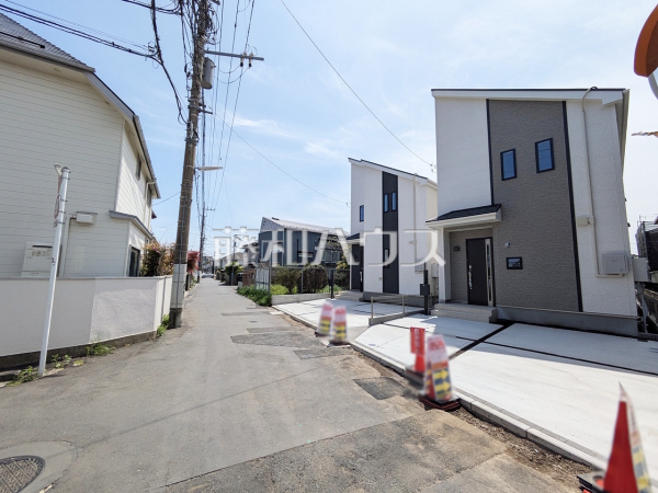 接道状況および現場風景　【調布市深大寺南町５丁目】