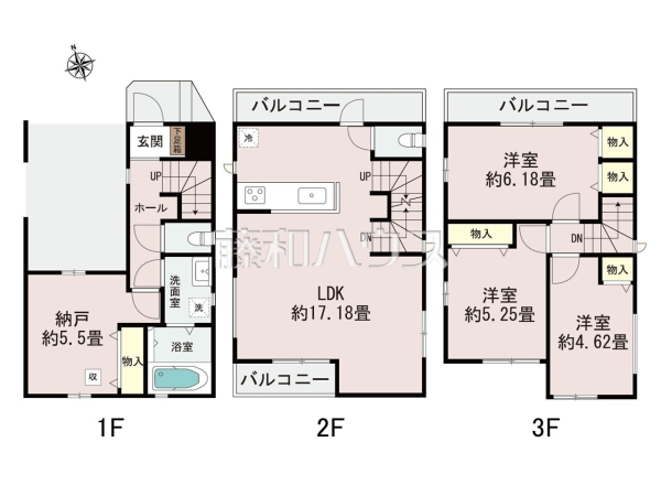 間取図　【富士見市大字鶴馬】