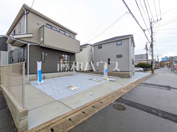 接道状況および現場風景　【福岡市東区水谷１丁目】