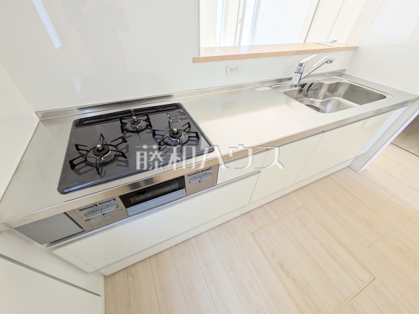 2号棟　キッチン　【福岡市東区水谷１丁目】